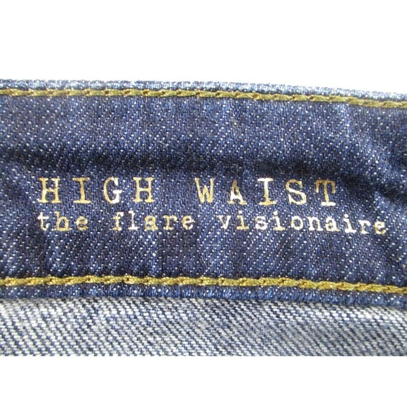 Joe's Jeans High Waist Flare Visionaire Womens 30 Blue Dark Wash Stretch Denim - Picture 5 of 16
